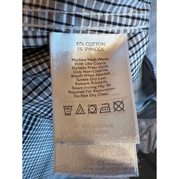 Eddie Bauer Womens Gray Plaid Button-Down Shirt T2XL - Picture 10 of 12